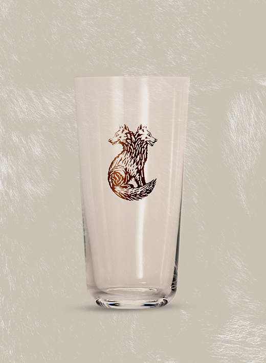 Smiling Wolf Glass